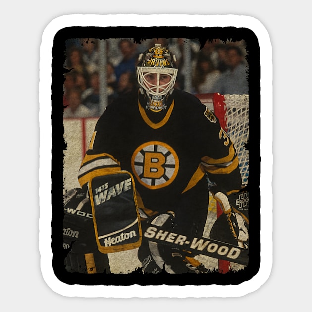 Blaine Lacher - Boston Bruins, 1996 Sticker by Momogi Project